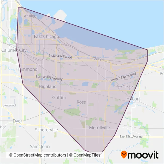 GPTC coverage area map
