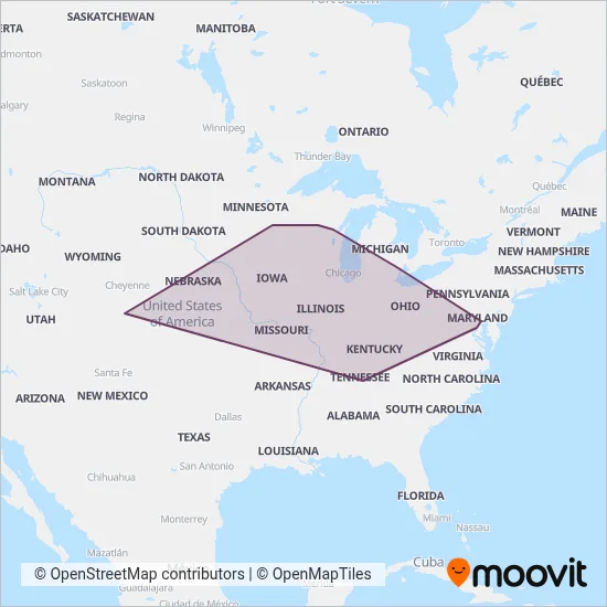 Greyhound-us coverage area map