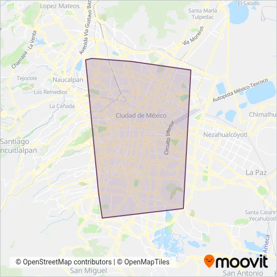 STE (Bus) coverage area map