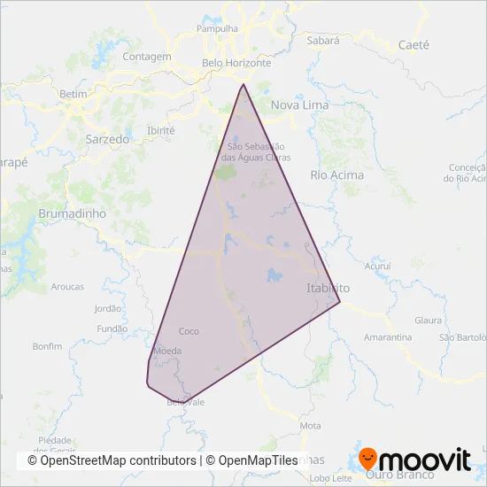 Santa Fé Transportes coverage area map