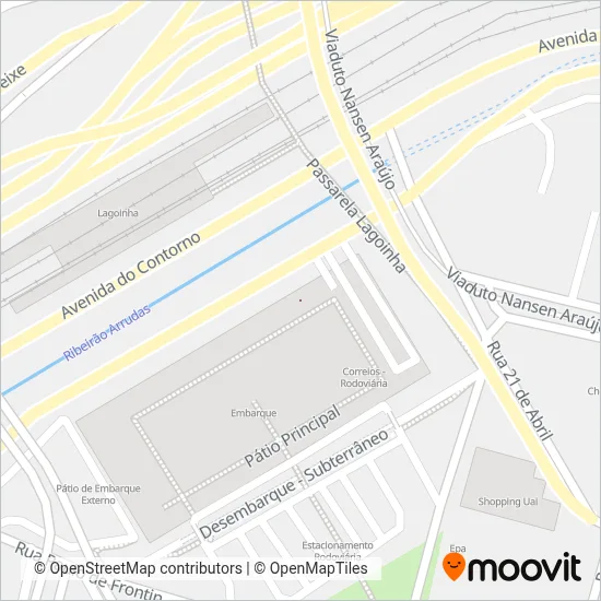 Viação Pássaro Verde coverage area map