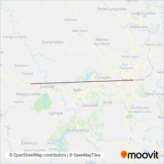 SM Transporte Coletivo coverage area map