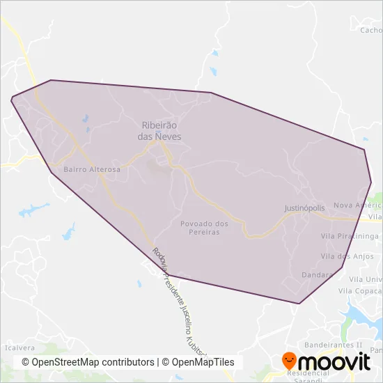 SIT coverage area map