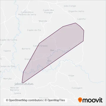 Expresso Linhares coverage area map