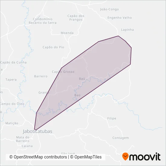 Expresso Linhares coverage area map