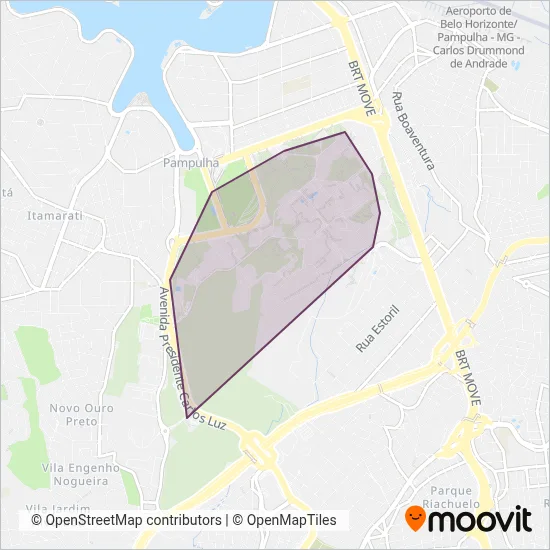 Transportadora Abreu & Souza coverage area map