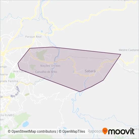Vinscol coverage area map