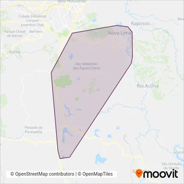 ViaOuro coverage area map