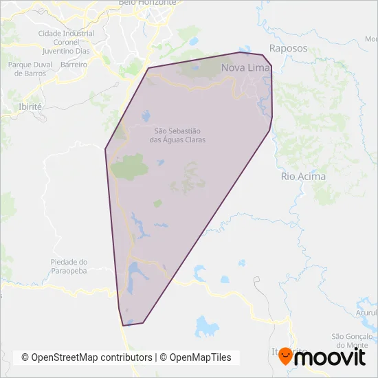 ViaOuro coverage area map