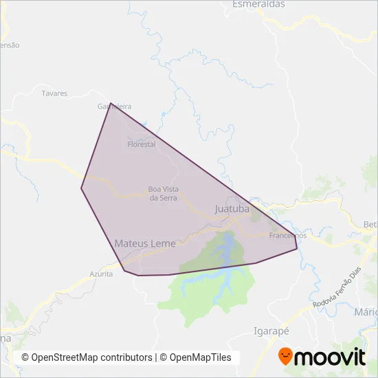 Stilo coverage area map