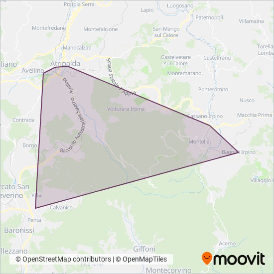 AIR MOBILITA' srl coverage area map