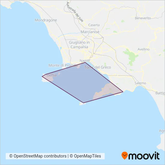 Alilauro coverage area map