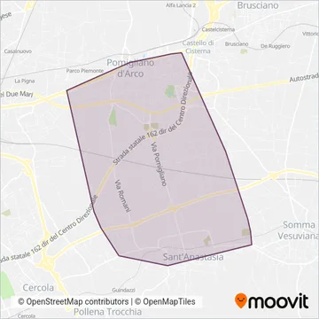 Autoservizi Beneduce coverage area map