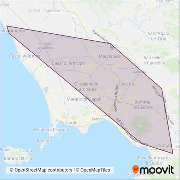 ATC coverage area map