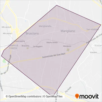 Area coperta dal servizio di Viaggi Lucio Srl