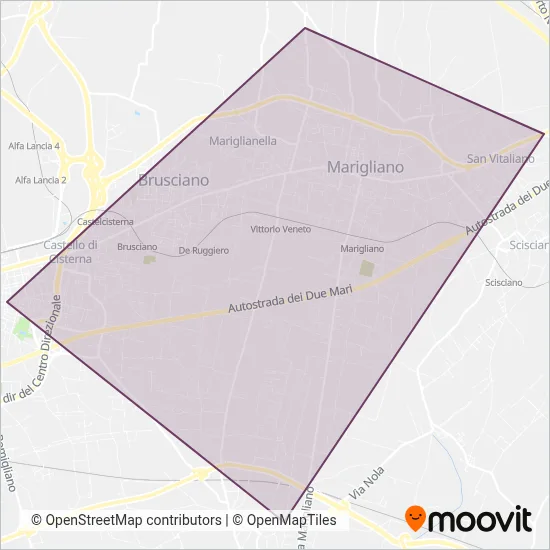 Area coperta dal servizio di Viaggi Lucio Srl