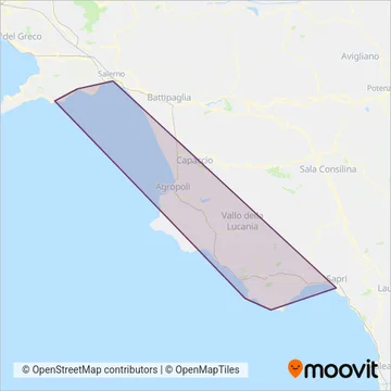 TraVelMar coverage area map