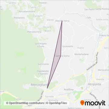 Bartolini Turismo coverage area map