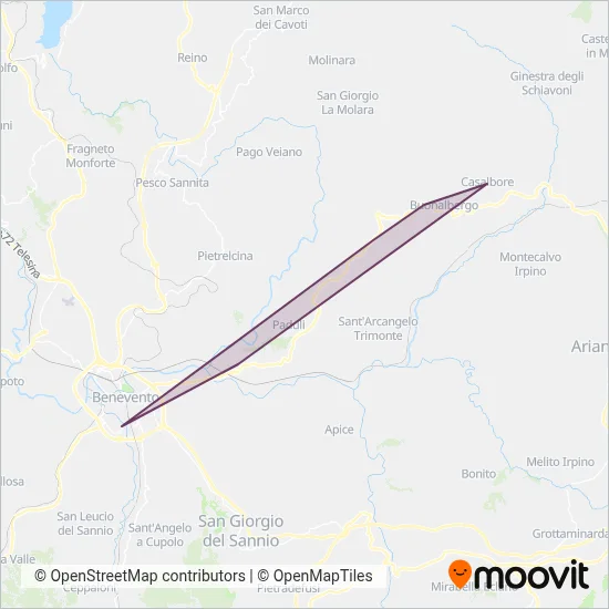 Area coperta dal servizio di ETAC Srl