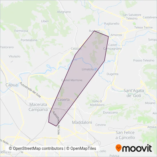 Area coperta dal servizio di Mataluna