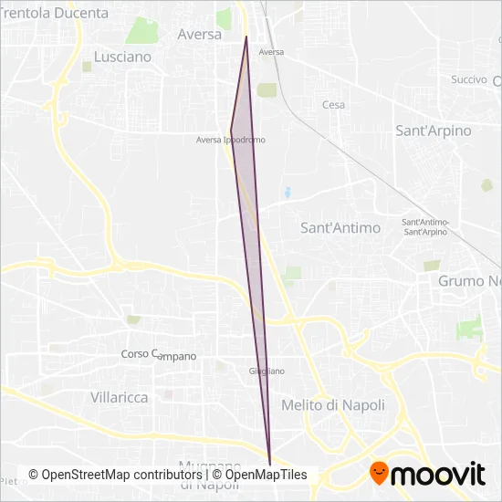 EAV (Subway) coverage area map