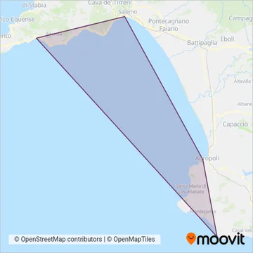 Metrò del Mare (Alicost) coverage area map
