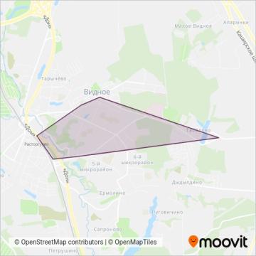 МУП «Видновский троллейбусный парк» coverage area map
