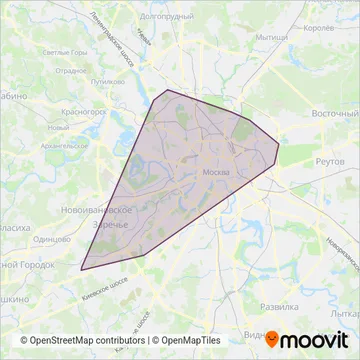 ГЕПАРТ coverage area map
