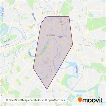 Схема покрытия компании Маршруты Магистраль (Трамвай)