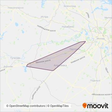 Схема покрытия компании ГУП «Мострансавто»