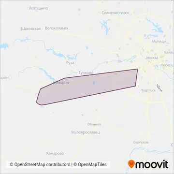 ООО «Стартранс» coverage area map