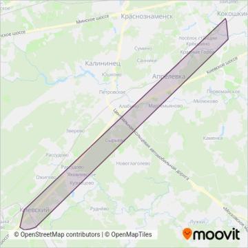 Схема покрытия компании ООО «Таксомоторный парк № 20»