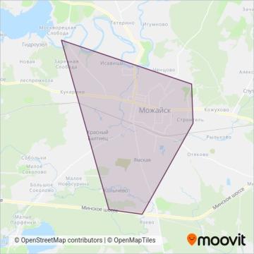 Схема покрытия компании ООО «ТК «Велес»