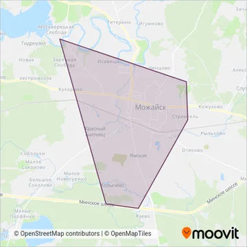 ООО «ТК «Велес» coverage area map