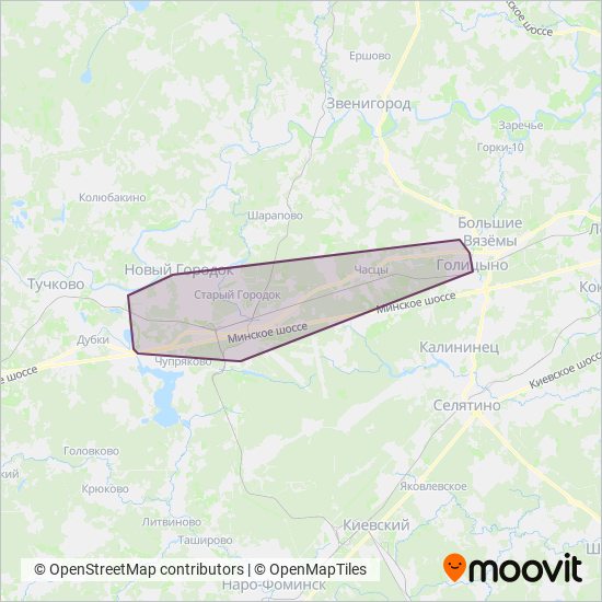 ООО «Авто-Хендлер+» coverage area map