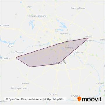 Схема покрытия компании Домтрансавто