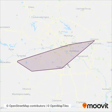 Схема покрытия компании Домтрансавто
