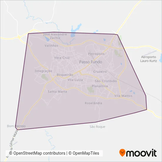 Coleurb coverage area map