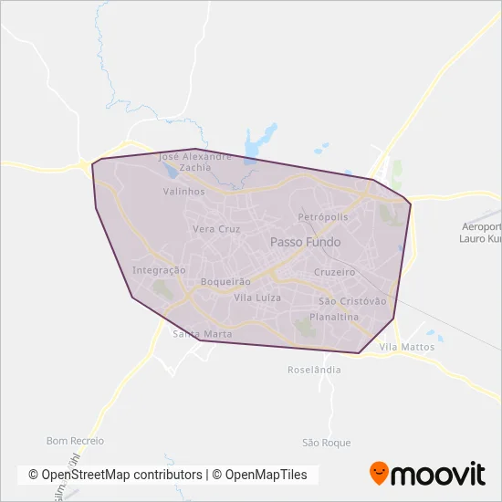 Codepas coverage area map