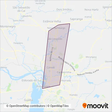 Central - Metroplan coverage area map