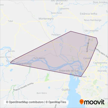 Fátima - Metroplan coverage area map