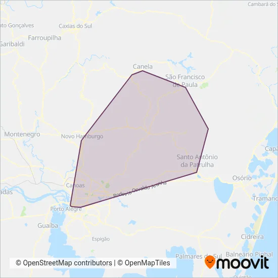 Citral coverage area map