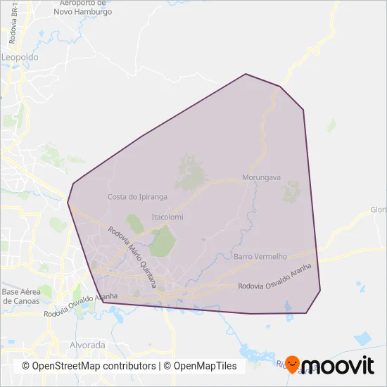 Sogil Gravataí coverage area map