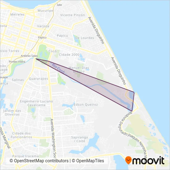 RIO COCÓ coverage area map