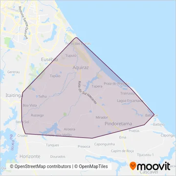 TGA coverage area map