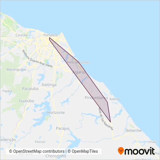 COOTACE (Alternativo) coverage area map