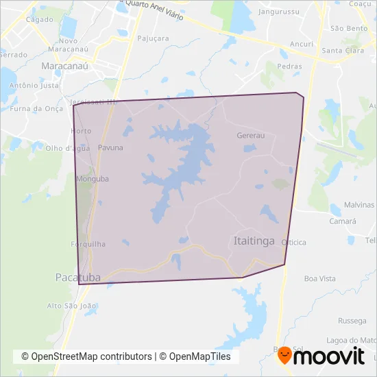 COOTTRECE coverage area map