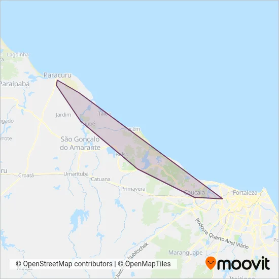 COTRECE (Alternativo) coverage area map