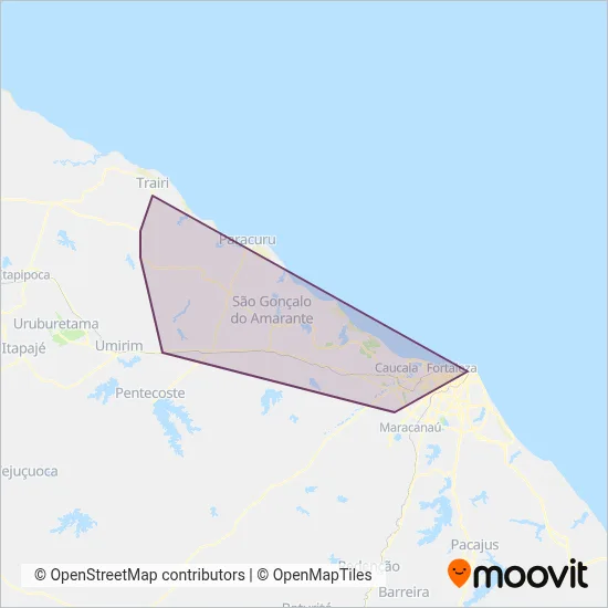 Vitória | Metropolitano coverage area map
