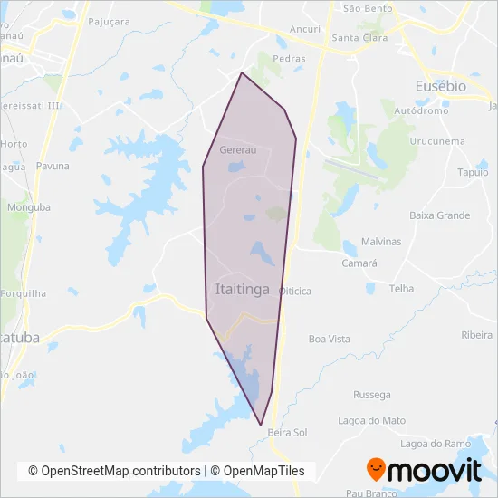 TRUI coverage area map